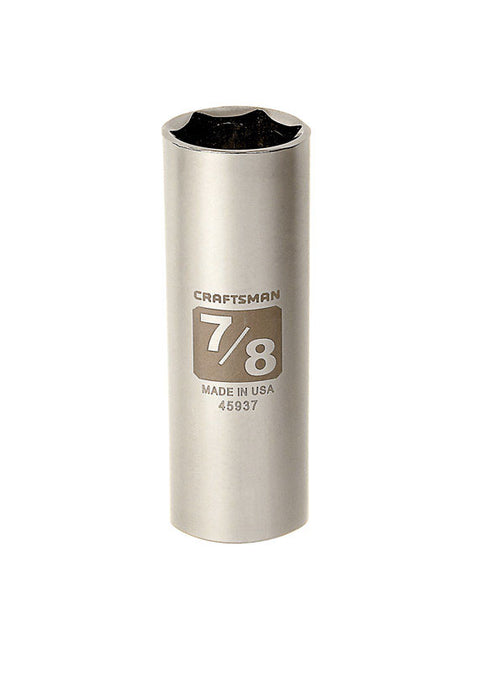 Craftsman 1/2 in. Drive 6 Point 7/8 in. Deep Socket