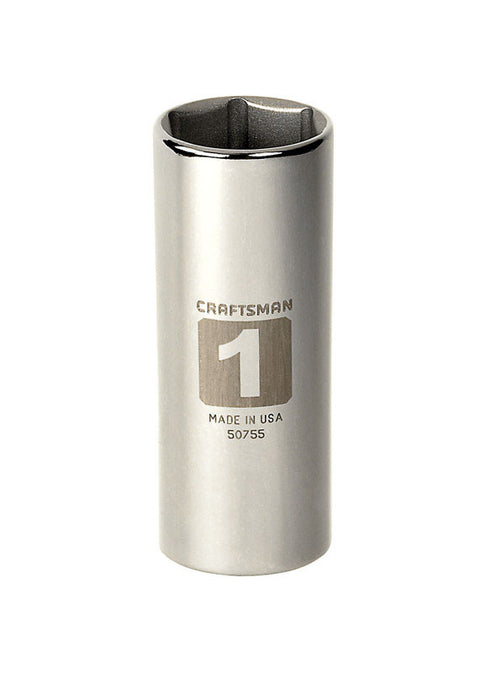 Craftsman 1/2 in. Drive 6 Point 1 in. Deep Socket