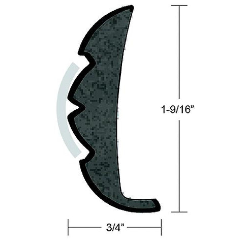 Flex Core Railing Rigid Vinyl Flex Core Rub Rail – Shell Lumber and Hardware