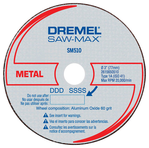 Dremel Saw-Max Metal Cut-Off Wheel 3 in. Dia. x .05 in. thick