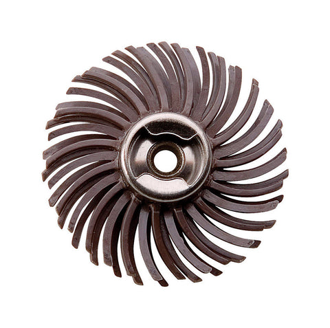 Dremel EZ471SA Abrasive Brush, 1 in Bit Dia, 1/8 in Arbor/Shank, Straight Bristle, Rubber Bristle