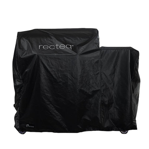 Recteq AC1200BBGC Grill Cover, 47-1/2 in W, 45 in D, 40 in H, Polyester/PVC, Black