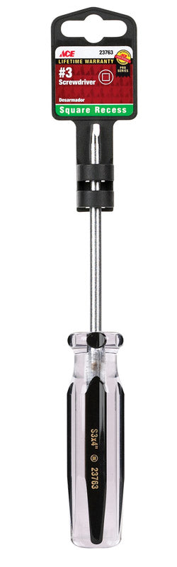 Ace No. 3 Square Screwdriver 4 in. L