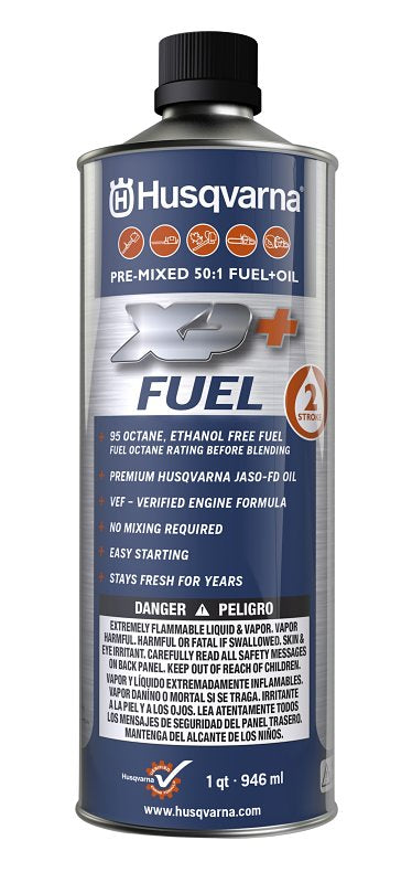 Husqvarna 584976601 Fuel, Liquid, Hydrocarbon, Amber, 1 qt, Pack of 6