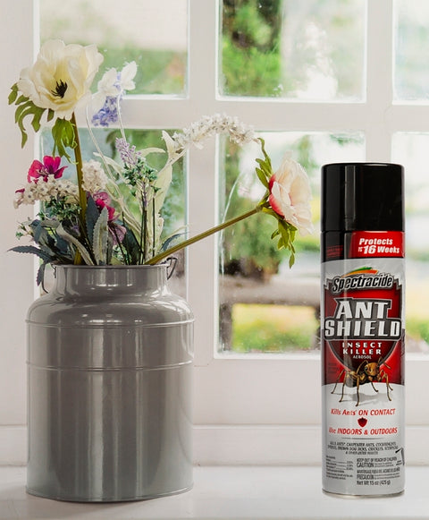 Spectracide Ant Shield HG-51200 Ant Killer, Pressurized Liquid, Aliphatic Solvent, 15 oz Aerosol Can