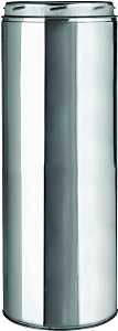 Selkirk 206018 Chimney Pipe, 8 in OD, 18 in L, Stainless Steel