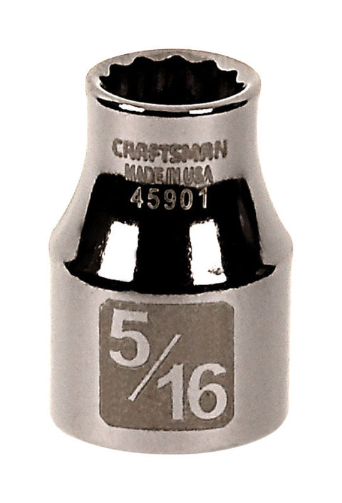 Craftsman 3/8 in. Drive 12 Point 5/16 in. Standard Socket