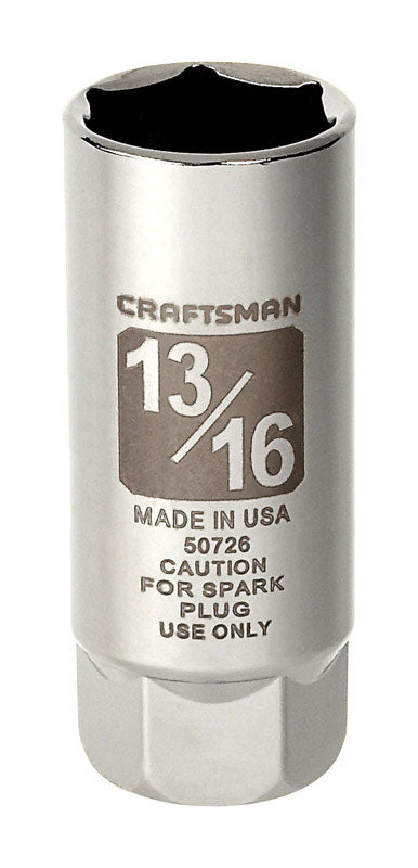 Craftsman 3/8 in. Drive 6 Point 13/16 in. Spark Plug Socket