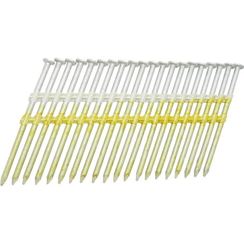Grip-Rite 3-3/4 in. L X 10 Ga. Angled Strip Hot-Dip Galvanized Framing Nails 21 deg 2000 pk