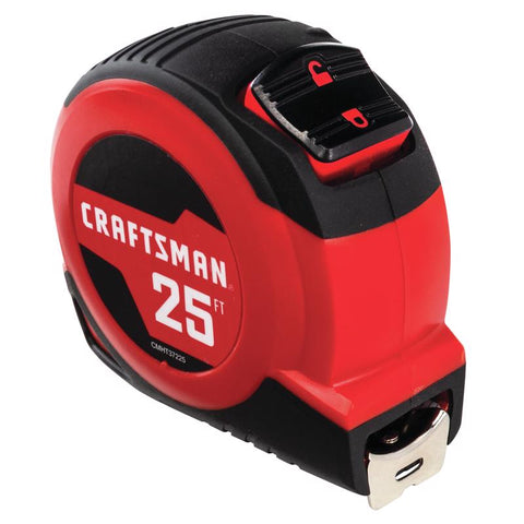 Craftsman 25 ft. L X 1 in. W Tape Measure 1 pk