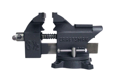 Craftsman 3.5 in. W Steel Bench Vise