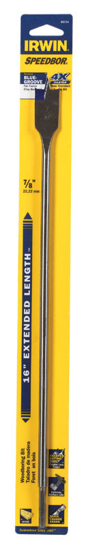Irwin Speedbor Carbon Steel Hex 7/8 in. Dia. Wood Boring Bit