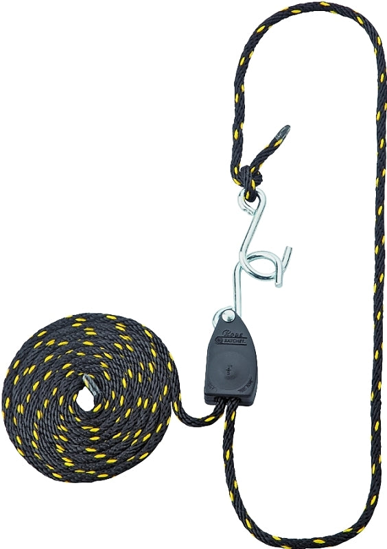 ProSource 10001-12-OI Rope Ratchet, Polypropylene/Steel, Black/Yellow ...