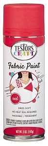 Testors 344360 Craft Spray Paint, Matte, Red, 5 oz, Can