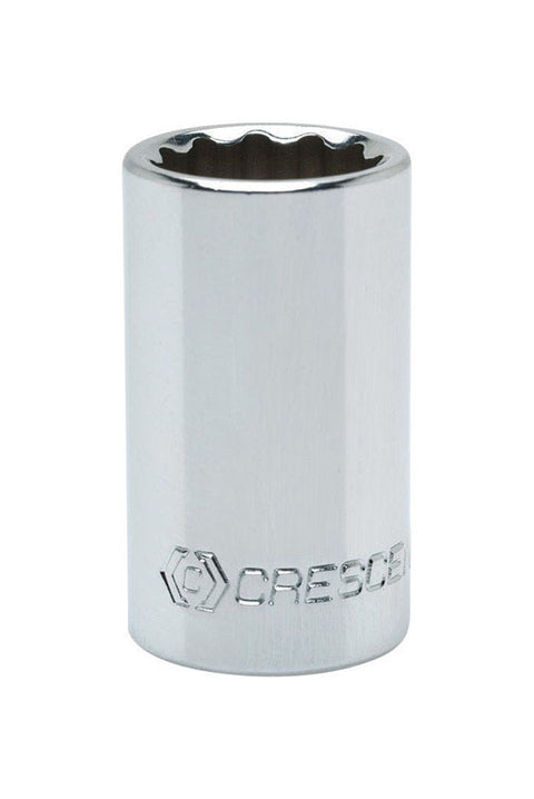 Crescent 7/16 in. X 1/2 in. drive SAE 12 Point Standard Socket 1 pc