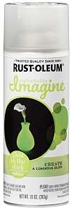 Rust-Oleum Imagine 2430338 Craft Spray Paint, Glow in the Dark Green, 10 oz, Can