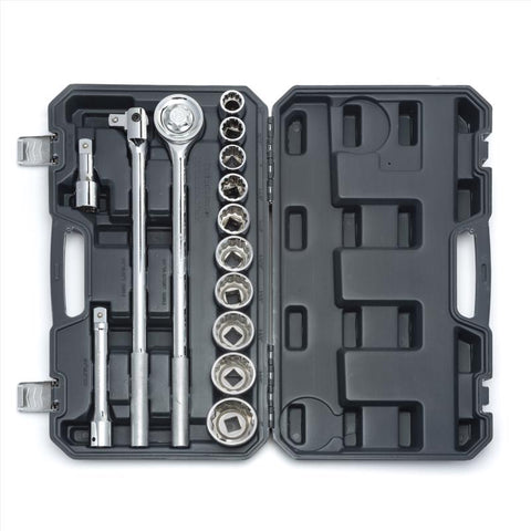 Crescent 3/4 in. drive SAE 6 and 12 Point Mechanic's Tool Set 14 pc
