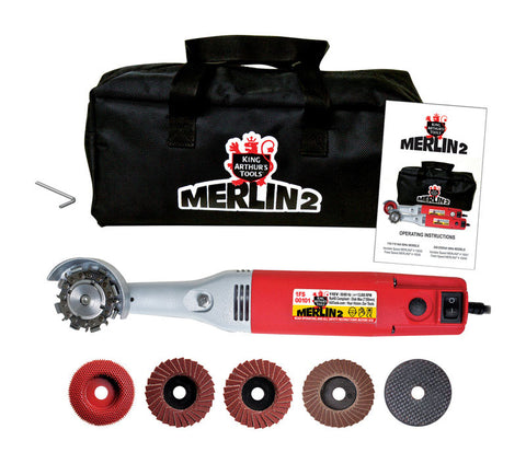 Merlin2 22mm Dia. Mini Angle Grinder 13,000 rpm 110 volts