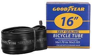 Kent 95201 Bicycle Tube, Self-Sealing, For: 16 x 1-3/4 in to 2-1/8 in W Bicycle Tires