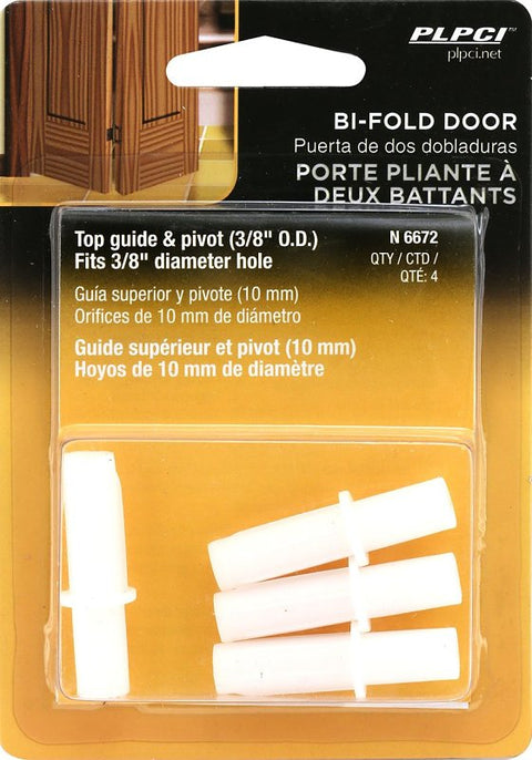 Prime-Line N 6672 Door Pivot and Guide, Nylon/Plastic, Top