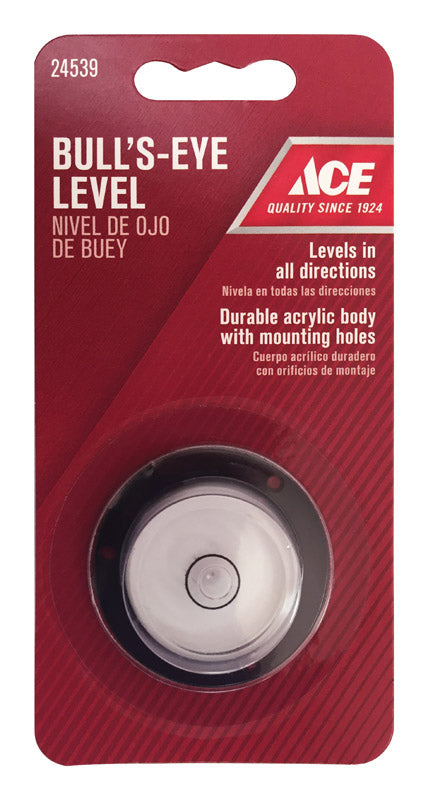 Ace Plastic Bull's Eye Level 1-3/8 in. L