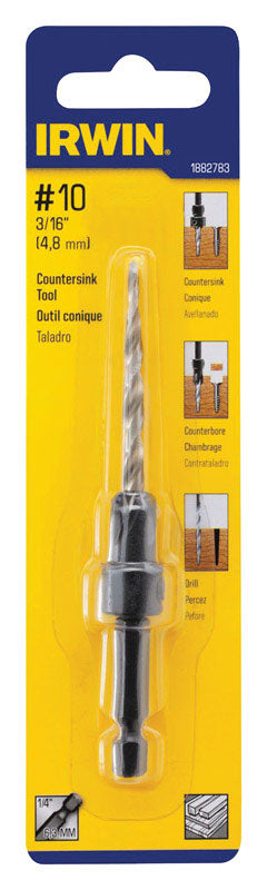 Irwin High Speed Steel 3/16 in. Dia. Countersink