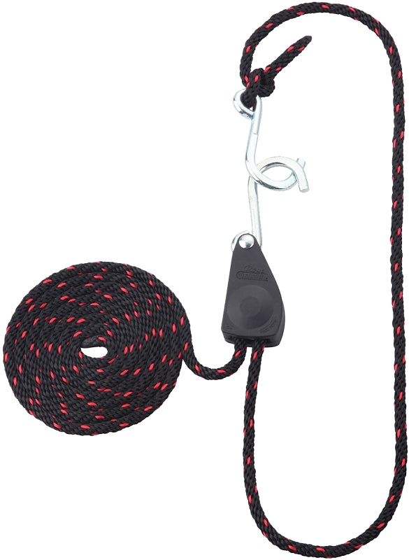 ProSource 10010-L-OI Rope Ratchet, Polypropylene/Steel, Black/Red ...