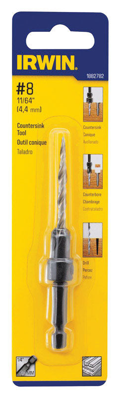 Irwin High Speed Steel 11/64 in. Dia. Countersink