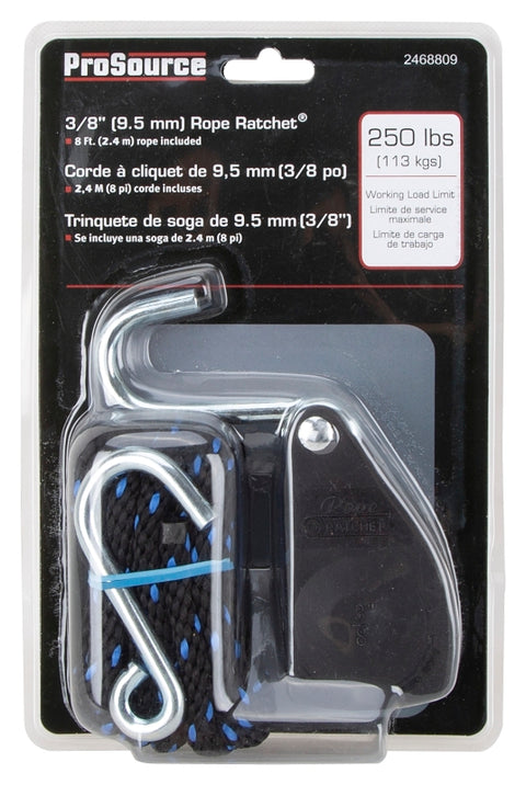 ProSource 10020-L-OI Rope Ratchet, Polypropylene/Steel, Black/Blue ...