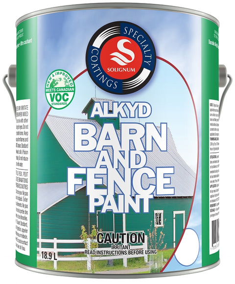 UCP Paints E4800-62-3.78 Barn & Fence Paint, Gloss Sheen, Red, 3.78 L, Pack of 2