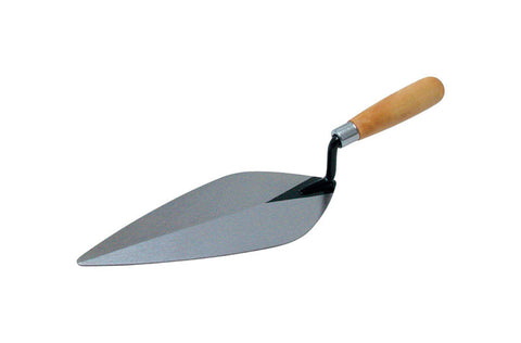 Marshalltown Nu-Pride Polished Steel London Brick Trowel 10 in. L x 4-3/4 in. W