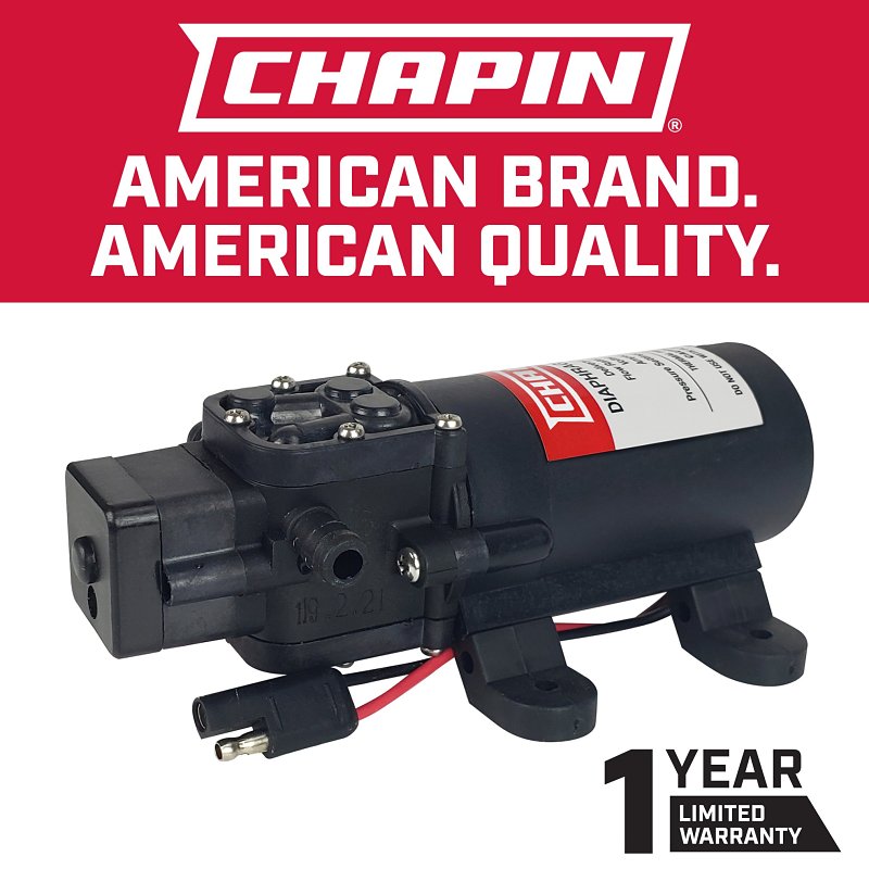 Chapin 6-9206 Diaphragm Pump, Positive Displacement, For: Chapin