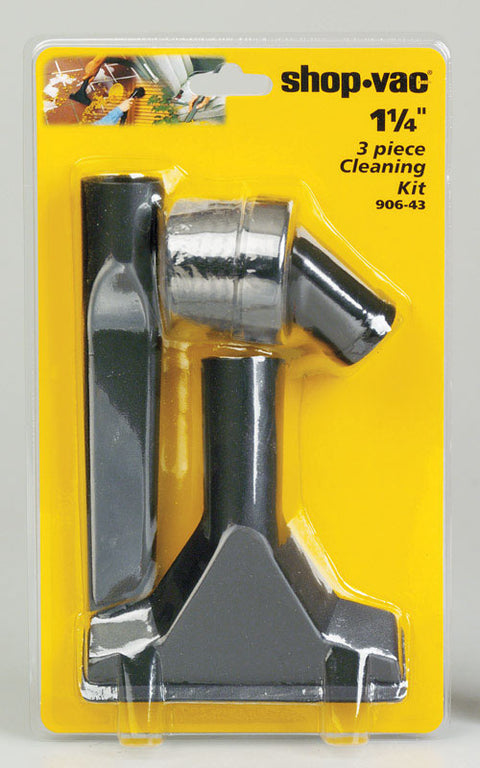 Shop-Vac Cleaning Accessory Kit 1-1/4 in. Dia. 3 pc.
