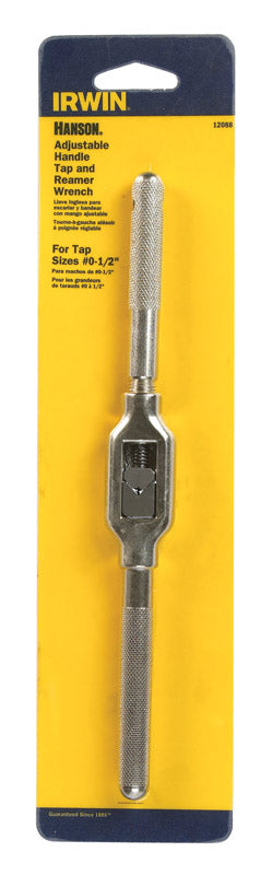 Irwin Hanson Steel 0 to 1/2 in. SAE Adjustable Tap Handle & Reamer Wrench 1 pc.