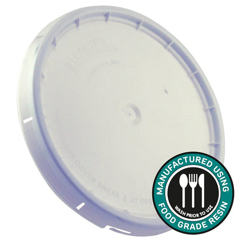 Leaktite-IPL Plastics 1044600 Bucket Lid, HDPE, White