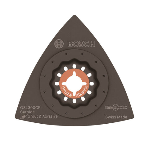 Bosch StarLock Carbide Grit Delta Rasp 3 in. 1 each