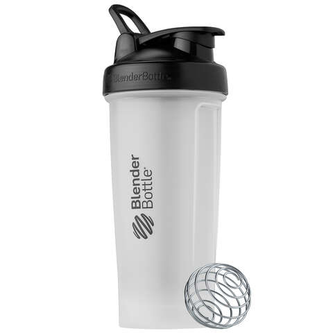 Blender Bottle 28 oz Black/White BPA Free Classic Blender Bottle