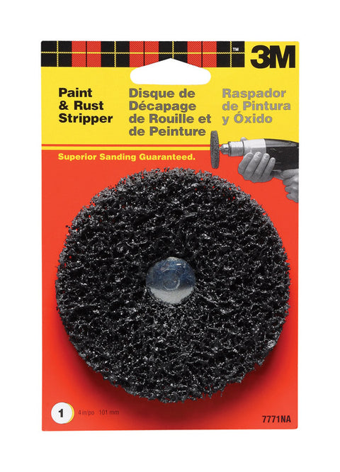 3M 4 in. Dia. Black Oxide Paint and Rust Stripper 1/4 in.