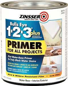 Zinsser 249933 Primer, White, 1 qt, Can