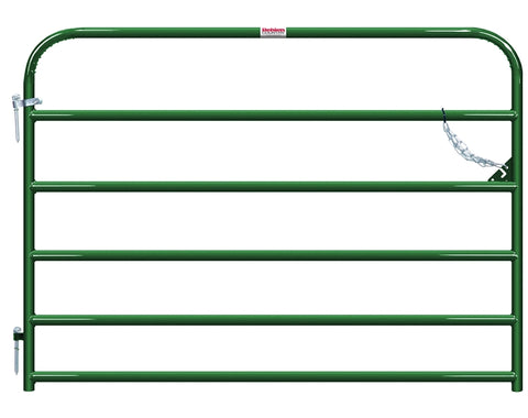 Behlen Country 40130062 Utility Gate, 6 ft W Gate, 50 in H Gate, 20 ga Frame Tube/Channel, Green