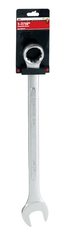 Ace Pro Series 1-7/16 in. x 1-7/16 in. SAE Alloy Steel Combination Wrench