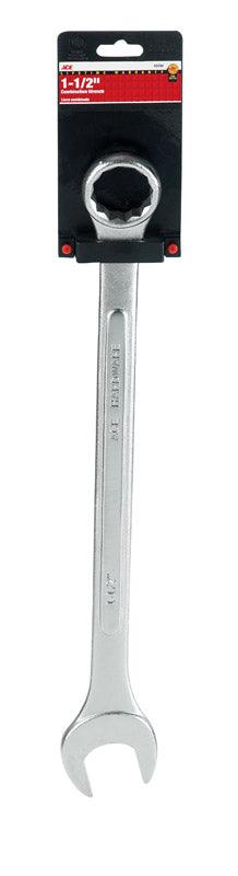 Ace Pro Series 1-1/2 in. x 1-1/2 in. SAE Alloy Steel Combination Wrench
