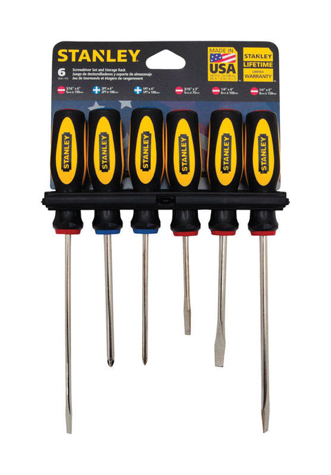 Stanley 6 Piece Assorted Screwdriver Set