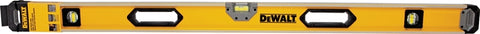 DEWALT DWHT43049 Box Beam Level, 48 in L, 3-Vial, 2-Hang Hole, Magnetic, Aluminum