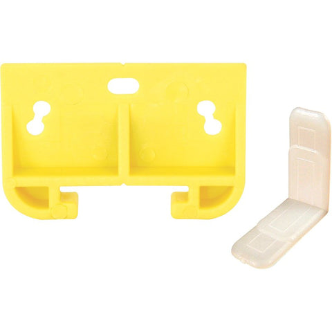 Prime-Line R 7154 Drawer Track Guide Kit, 1-9/16 in L x 2-1/2 in W Dimensions, For: 3/32 x 1-9/32 in Track, Plastic