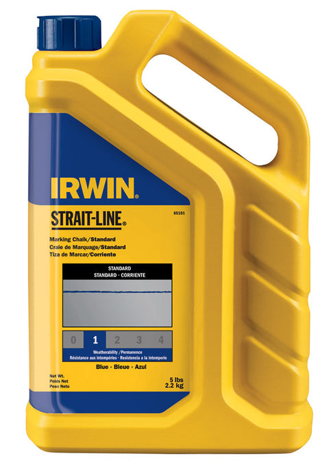 Irwin Strait-Line 5 lb. Blue Mason Line Chalk Temporary