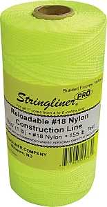 Stringliner Pro Series 35765 Construction Line, #18 Dia, 1000 ft L, 16 ...
