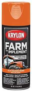 Krylon K01940000 Farm Equipment Spray, High-Gloss, Allis Chalmers Orange, 12 oz, Pack of 6