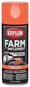 Krylon K01946000 Farm Equipment Spray, High-Gloss, Old Kubota Orange, 12 oz, Pack of 6