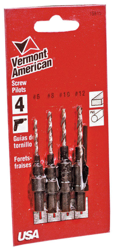 Vermont American Steel 4 Piece Screw Setter Set Hex